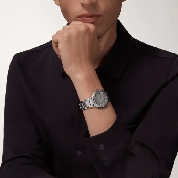 CARTIER Ballon Bleu BLEU Grey Dial 40mm WSBB0060 - United Luxury