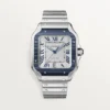 Cartier Santos Blue PVD Bezel WSSA0047 - United Luxury