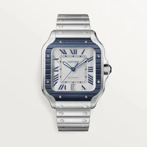 Cartier Santos Blue PVD Bezel WSSA0047 - United Luxury