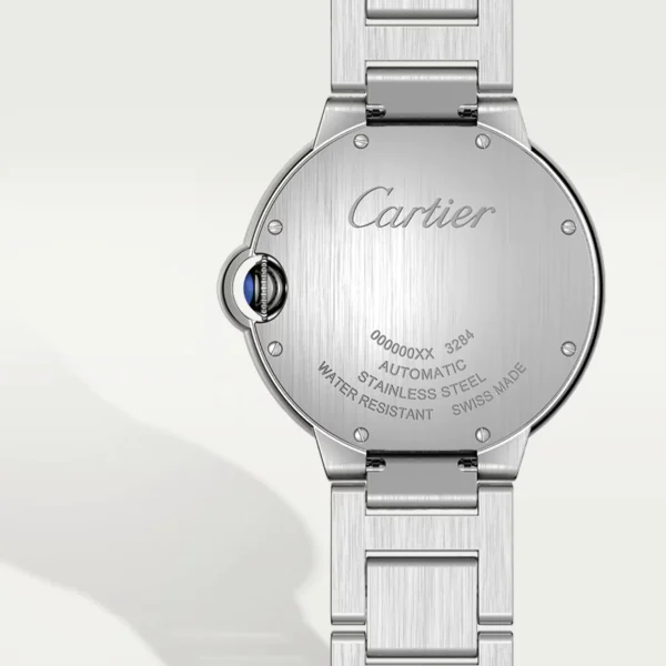 Cartier Ballon Bleu Bleu Silver Diamond 36mm W4BB0024 - United Luxury