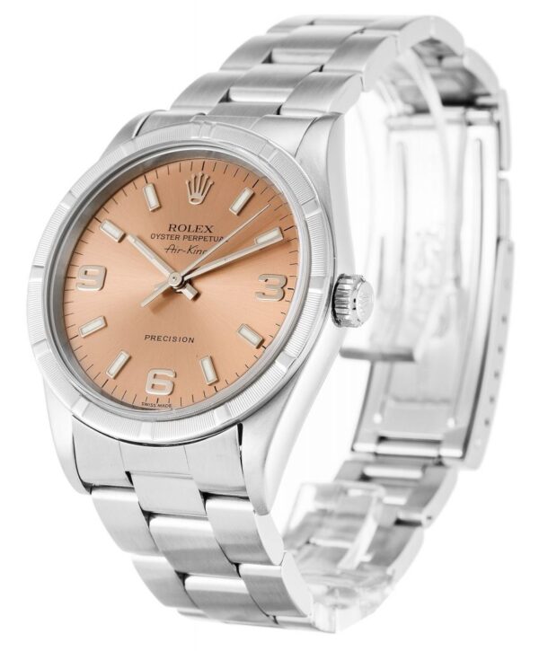 Replica Rolex Air-King 34mm Salmon Dial 14010M - United Luxury