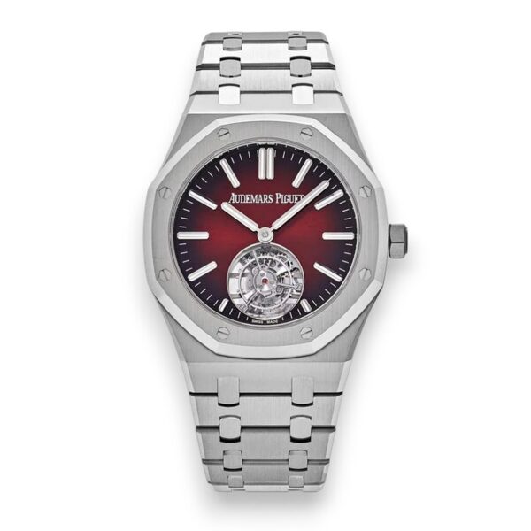 Royal Oak Flying Tourbillon Steel Red Dial 41mm - United Luxury