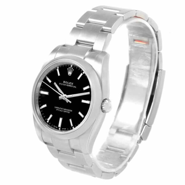 Rolex Oyster Perpetual Automatic Black Dial Ladies 114200 Replica - United Luxury