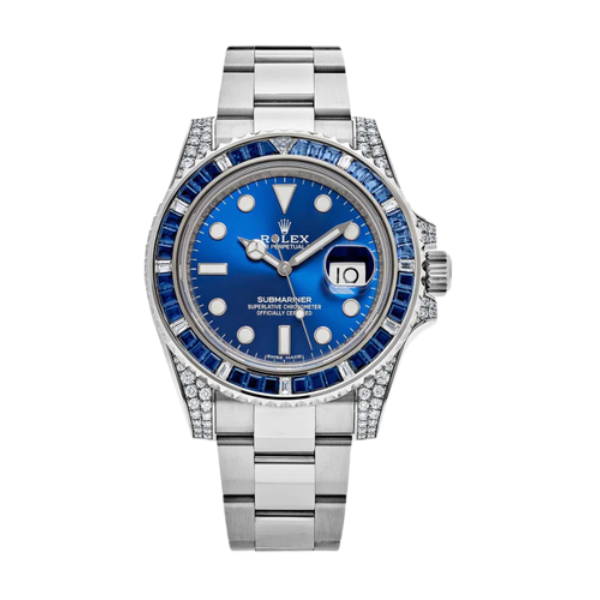Replica Rolex Submariner 40mm - Blue Diamond & Sapphire - United Luxury