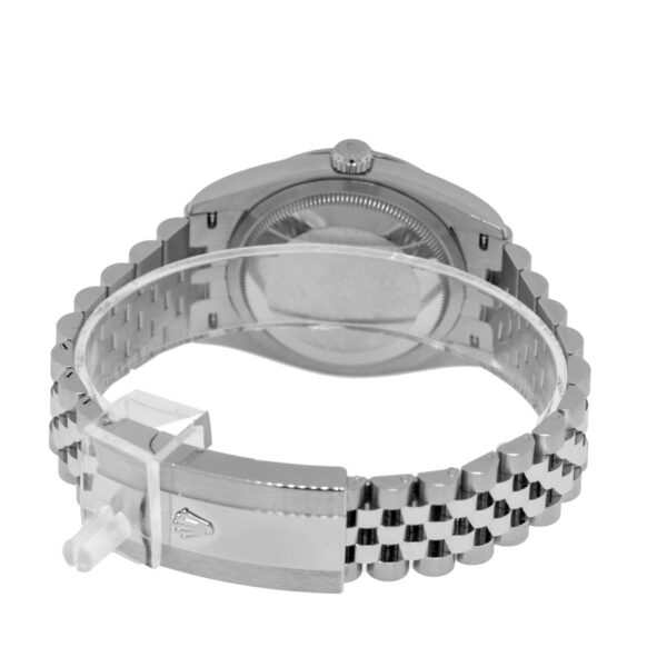 Rolex Datejust 36mm White Gold & Steel Pink Roman Dial Fluted Bezel 126234 - United Luxury