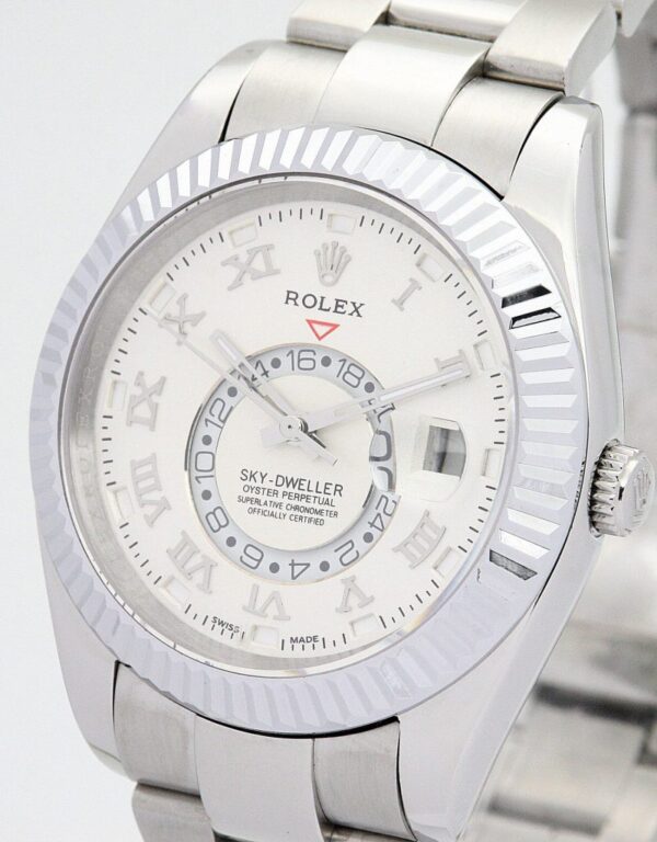 Replica Rolex Sky-Dweller 42mm White Dial 326938 - United Luxury