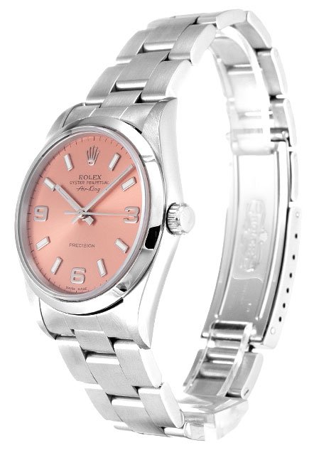 Replica Rolex Air-King 34mm Pink Dial 14000 - United Luxury