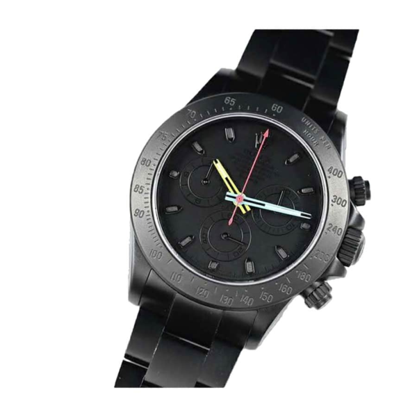 Rolex Blaken Daytona Date Black Dial 116520 Replica - United Luxury