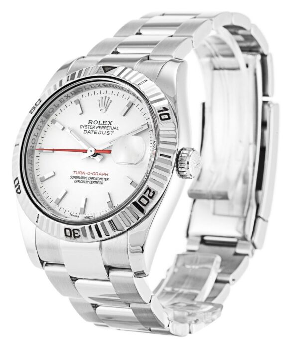 Replica Rolex Datejust Turn-O-Graph 36mm White Dial 116264 - United Luxury
