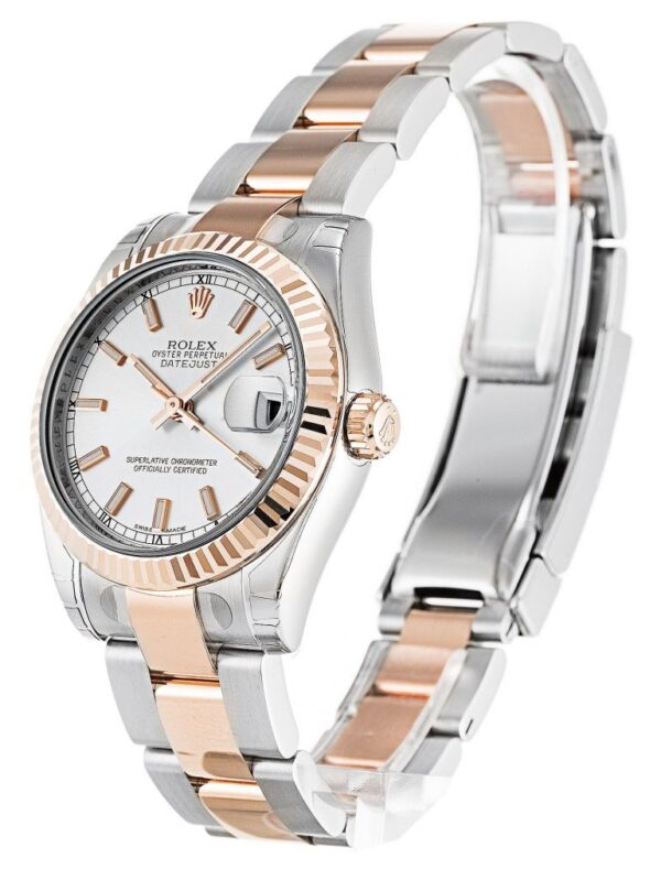 Replica Rolex Datejust Mid-Size 31mm Silver Dial 178271 - United Luxury