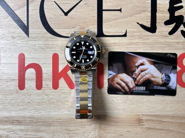 Rolex 126603 Gold Steel Sea-Dweller Black Bezel Black Dial Single Gold 43mm - United Luxury