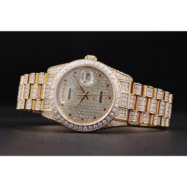 Superclone Rolex Day-Date 37mm Diamond Dial 621615 - United Luxury