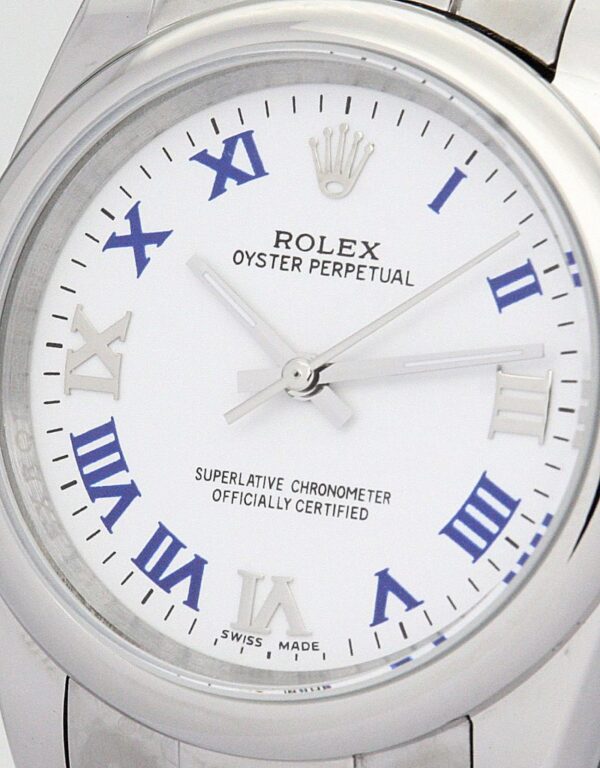 Replica Rolex Oyster Perpetual Lady 31mm White Dial 177200 - United Luxury