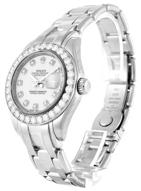 Replica Rolex Pearlmaster 29mm White Dial 80299 - United Luxury