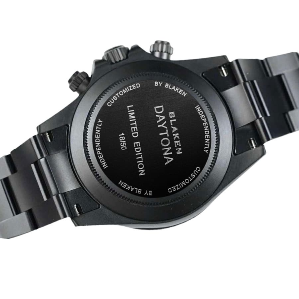 Rolex Blaken Daytona Date Black Dial 116520 Replica - United Luxury