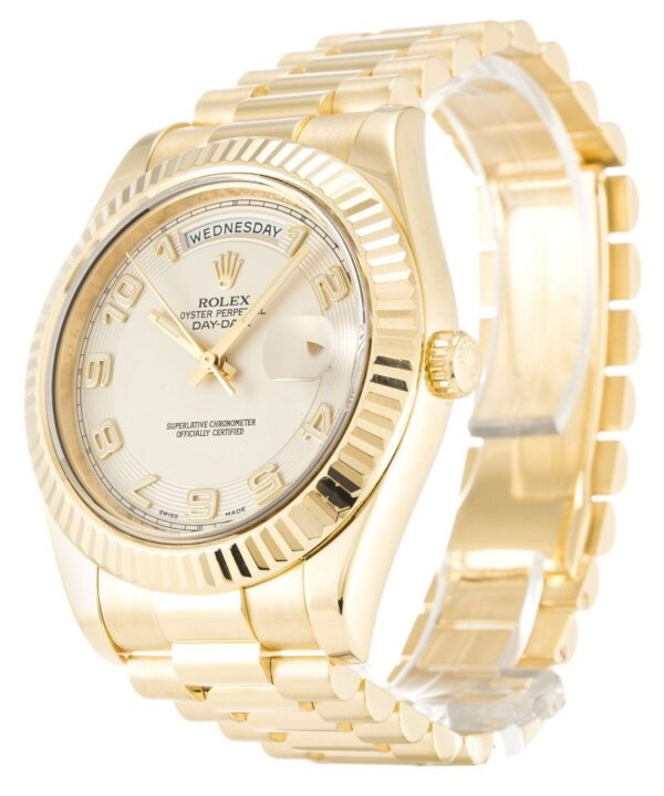 Replica Rolex Day-Date II 41mm Ivory Dial 218238 - United Luxury