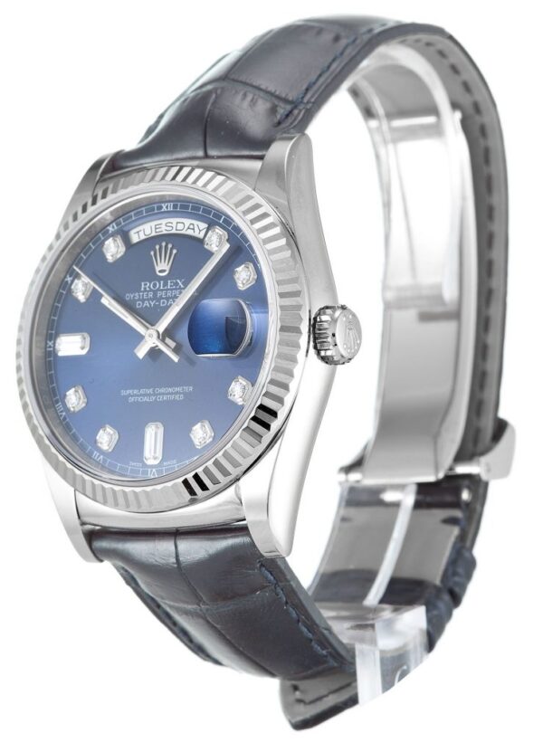 Replica Rolex Day-Date 36mm Blue Dial 118139 - United Luxury