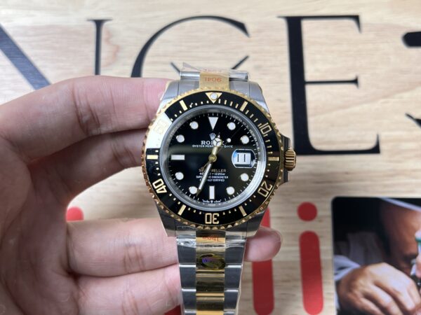 Rolex 126603 Gold Steel Sea-Dweller Black Bezel Black Dial Single Gold 43mm - United Luxury