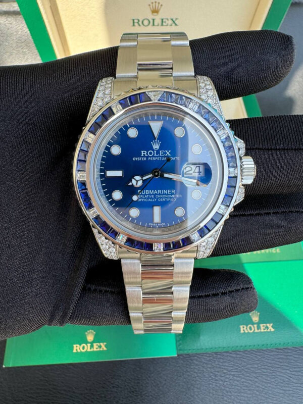 Replica Rolex Submariner 40mm - Blue Diamond & Sapphire - United Luxury