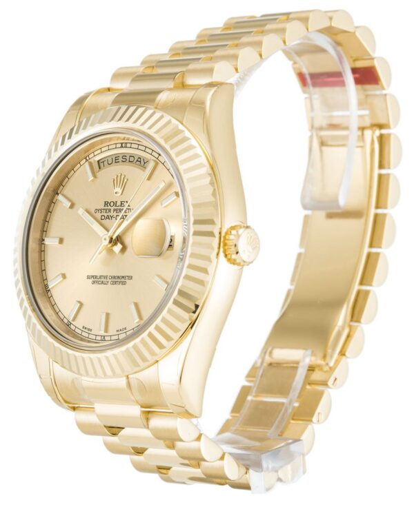 Replica Rolex Day-Date II 40mm Champagne Dial 218238 - United Luxury