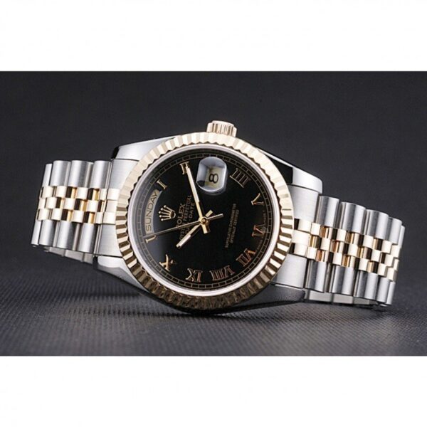 Superclone Rolex Day-Date 36mm Black Dial SRL78 - United Luxury