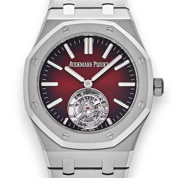 Royal Oak Flying Tourbillon Steel Red Dial 41mm - United Luxury