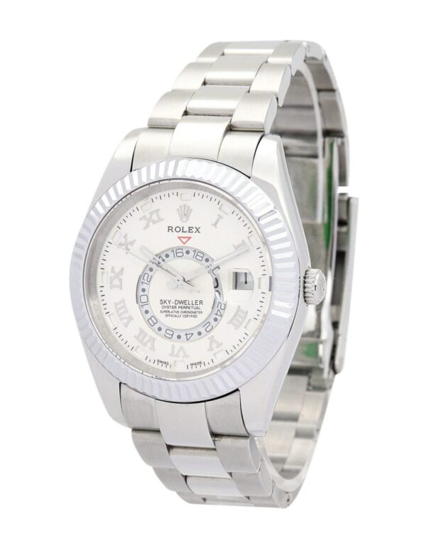 Replica Rolex Sky-Dweller 42mm White Dial 326938 - United Luxury