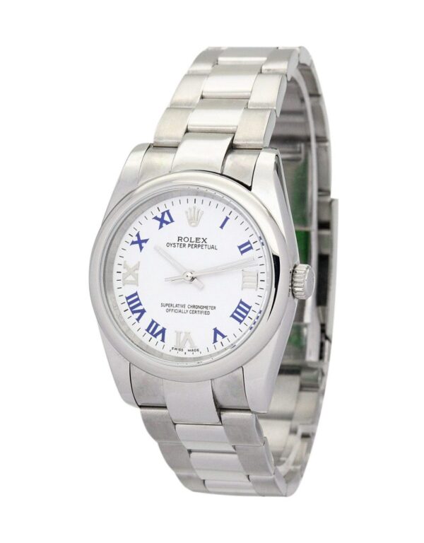 Replica Rolex Oyster Perpetual Lady 31mm White Dial 177200 - United Luxury