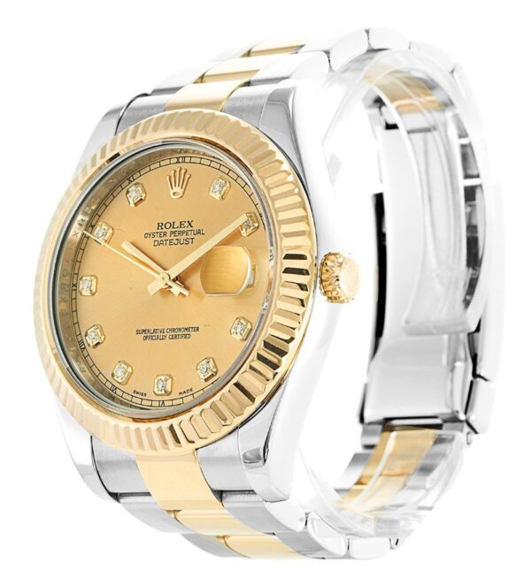 Replica Rolex Datejust II 41mm Gold Dial 116333 - United Luxury