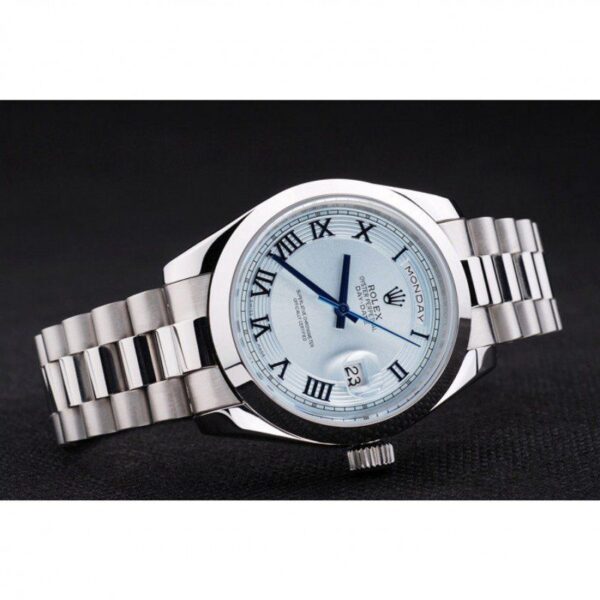 Replica Rolex Day-Date 42mm White Dial RL197 - United Luxury