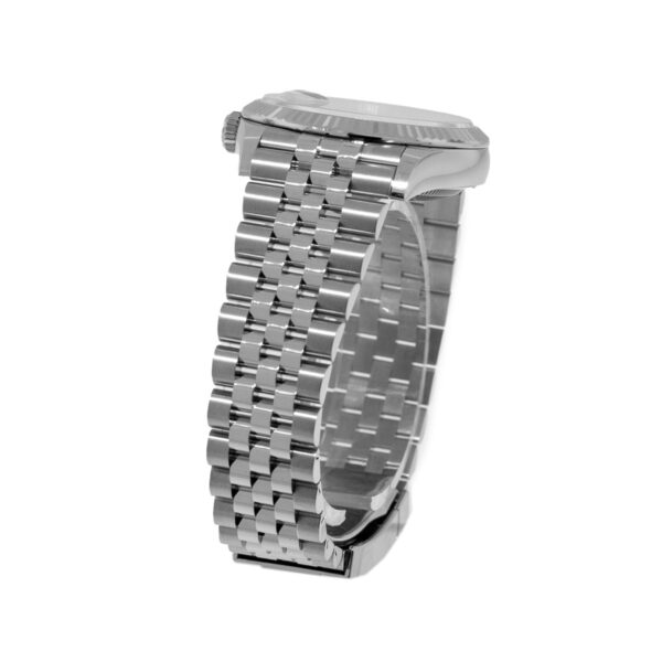 Rolex Datejust 36mm White Gold & Steel Pink Roman Dial Fluted Bezel 126234 - United Luxury