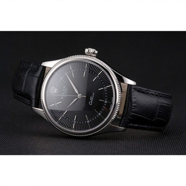 Superclone Rolex Cellini 38mm Black Dial REP016809 - United Luxury
