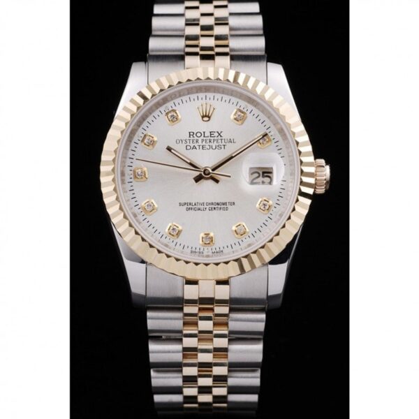 Superclone Rolex Datejust 36mm White Dial SRL10 - United Luxury