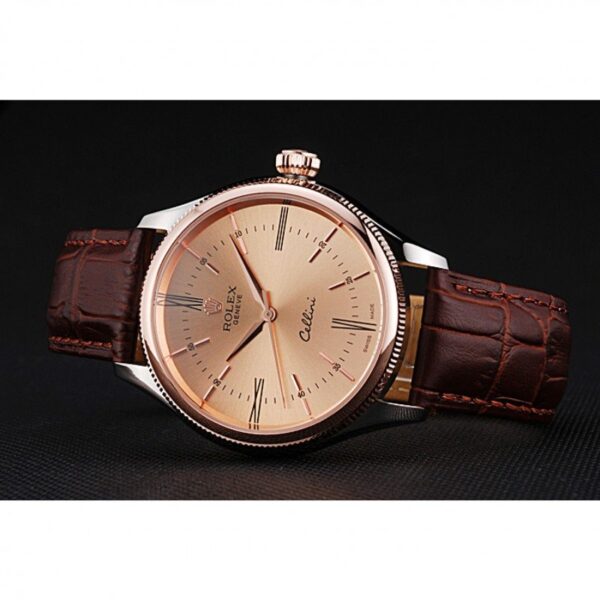 Replica Rolex Cellini 39/40mm Orange Dial 622840 - United Luxury