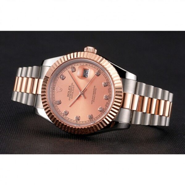 Superclone Rolex Datejust 41mm Rose-Gold Dial REP016816 - United Luxury