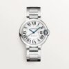 Cartier Ballon Bleu Bleu Silver 36mm WSBB0048 - United Luxury