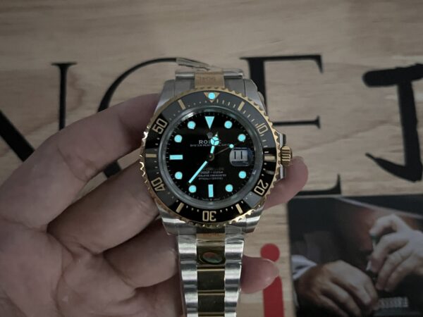 Rolex 126603 Gold Steel Sea-Dweller Black Bezel Black Dial Single Gold 43mm - United Luxury