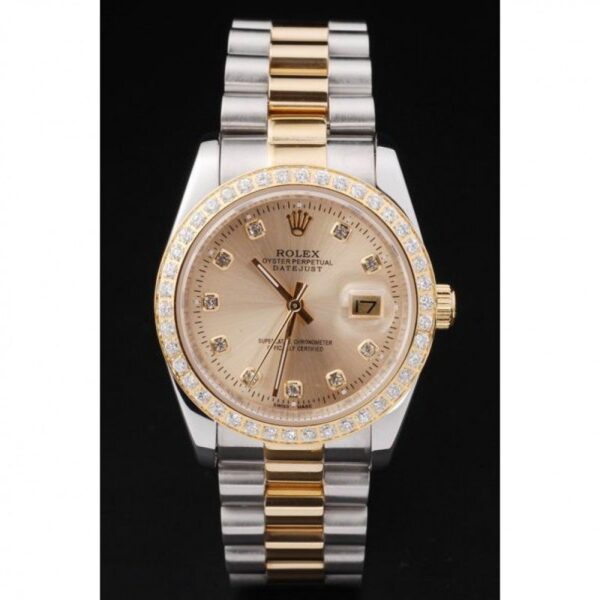 Superclone Rolex Datejust 36mm Gold Dial SRL40 - United Luxury