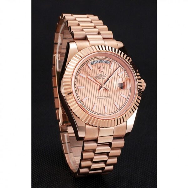 Superclone Rolex Day-Date 41mm Rose-Gold Dial REP016823 - United Luxury