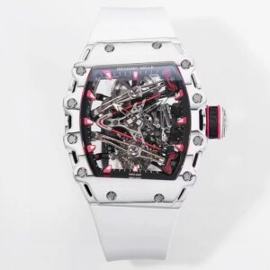 Richard Mille Men's Collection RM38-02 Pink Theme Skeleton Tourbillon Watch - United Luxury