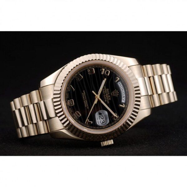 Superclone Rolex Day-Date 41mm Black Dial 41998 - United Luxury