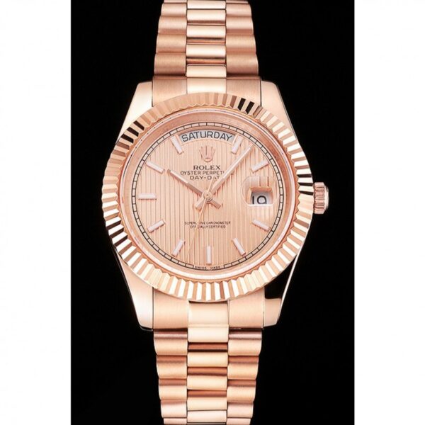 Superclone Rolex Day-Date 41mm Rose-Gold Dial REP016823 - United Luxury