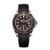 Rolex Yacht-Master 40 116655 SATS Rose Gold Automatic Rubber Black Dial Replica - United Luxury