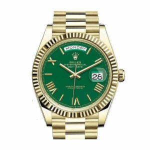 Rolex Day-Date Green Roman Dial - United Luxury