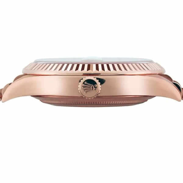Rolex Day-Date 228235 AR Rose Gold Wrapped Rhodium Dial Replica - United Luxury