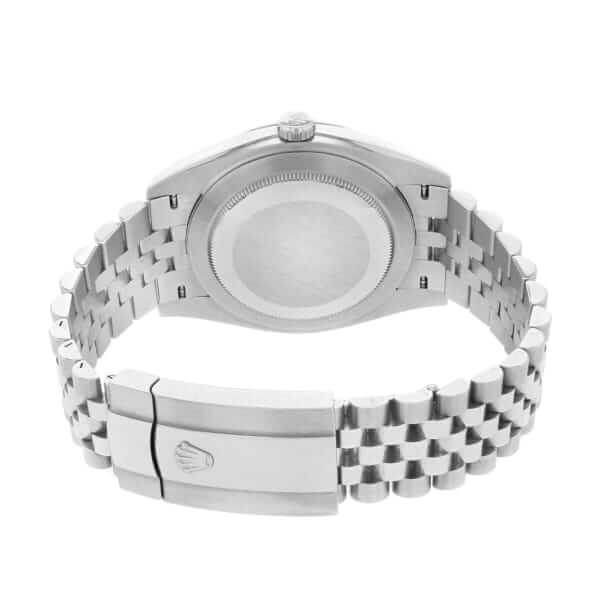 Datejust 41 126334 Silver Index Dial Steel And White Gold Jubilee Replica - United Luxury