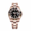 Rolex GMT-Master II 126715CHNR-0001 Rose Gold Automatic Black Dial Oyster Replica - United Luxury
