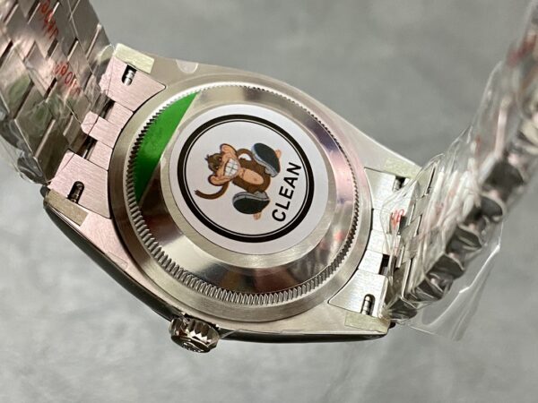 Rolex Datejust 36mm Green Palm Diamond Dial Steel Fluted Bezel - 126234 - United Luxury