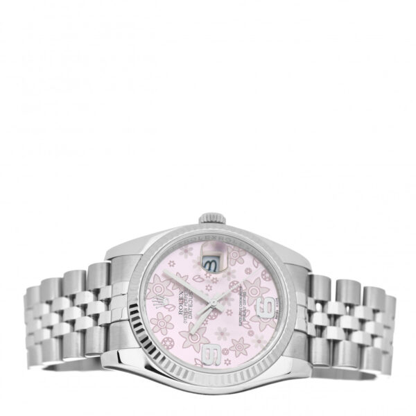 Datejust 36 Pink Floral Dial Women's Watch 116234-0117 - United Luxury
