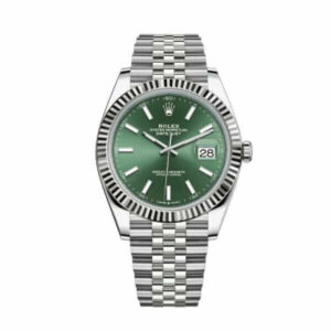 Datejust 41 Mint Green Dial Replica - United Luxury